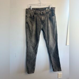 Carbon jeans low waist slim‎ fit stretch urban street fashion